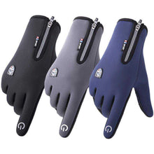 Load image into Gallery viewer, Autumn and Winter Touch Screen Men's and Women's Fishing Gloves Velvet Thermal Non-Slip Riding Take-out Rider Driving Gloves