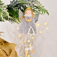 Load image into Gallery viewer, Christmas Decoration Christmas Silver Wings Christmas Tree Angel Girl Christmas Tree Scene Decoration Pendant