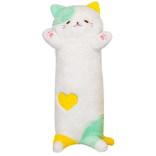 Load image into Gallery viewer, Large Cross-Border Long Three-Color Cat Plush Soft and Comfortable Toy Doll Pillow Prize Claw