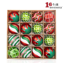 Load image into Gallery viewer, Yinhao Christmas Ball 16 8cm Plastic Christmas Color Ball Christmas Tree Pendant Ornament Hanging Ornaments