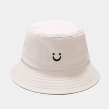 Load image into Gallery viewer, Smiling Face Embroidery Sun-Proof Bucket Hats Male and Female Students Cute Sunhat Outdoor Alpine Cap