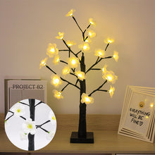 Load image into Gallery viewer, LED Artificial Tree Lights Colored Lights Christmas Festival Room Bedside Decorative Table Lamp Silver Birch Small Night Lamp
