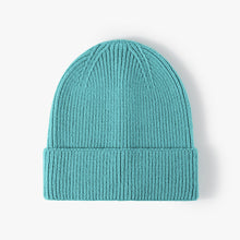 Load image into Gallery viewer, Beanie Hat Women's Autumn and Winter Wild Light Board Show Face Men's Knitted Hat Black Fashionable Warm Woolen Cap Women