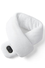 Load image into Gallery viewer, Winter Solid Color Smart Heating Massage Scarf Couple USB Electric Heating Neck Warmer Mink Fur Scarf for Men