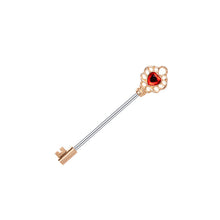 Load image into Gallery viewer, Ear Studs 14G External Thread Piercing Jewelry Ear Bridge Double Ear Piercings Straight Rod Zircon Earrings
