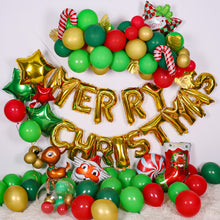 Load image into Gallery viewer, Christmas Balloon Set Latex Balloon Chain Arch KTV Christmas Decoration Balloon
