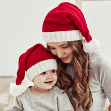 Load image into Gallery viewer, Autumn and Winter New Parent-Child Wool Christmas Hat Single Ball Acrylic Baby Mother Warm Knitted Hat