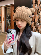 Load image into Gallery viewer, 2023 Cute Bear Warm Face Small Knitted Hat Children All-Match Cold Protection in Autumn and Winter Earflaps Woolen