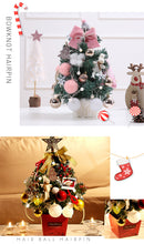 Load image into Gallery viewer, Mini Christmas Tree Small Desktop Decoration Diy60cm Christmas Tree Pink Luminous Package Christmas Decoration