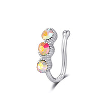 Load image into Gallery viewer, Zircon Nasal Splint Fake Nose Ring Piercing Jewelry
