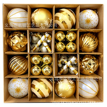 Load image into Gallery viewer, Christmas Decoration 6cm Electroplating Ball Plastic Ball Shaped Painted Christmas Ball Gift Christmas Tree Pendant
