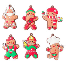 Load image into Gallery viewer, Christmas Gingerbread Man PVC Christmas New Decoration Christmas Tree Gingerbread Man Snowflake Pendant Christmas Product