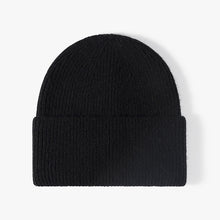 Load image into Gallery viewer, Knitted Hat Women's Outdoor Winter Brimless Beanie Hat Fashion Travel Shopping Men's Jacquard Black Wool Hat