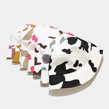 Load image into Gallery viewer, Cows Pattern Hat Female Spring and Summer New Artistic Retro Leisure Bucket Hat Korean Fashion Couple All-Matching Fisherman Hat