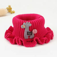 Load image into Gallery viewer, Autumn and Winter Wool Deer Scarf Cute Men's and Women's Baby Cartoon Neck Protection Children's Knitted