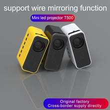 Load image into Gallery viewer, Yt500 Mobile Phone Projector Home Mini Projector Miniature Children Family Portable LED HD