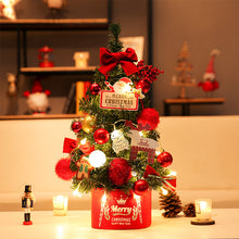 Load image into Gallery viewer, Mini Christmas Tree Small Desktop Decoration Diy60cm Christmas Tree Pink Luminous Package Christmas Decoration