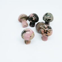 Load image into Gallery viewer, 5PCs Natural Crystal Agate Mushroom 2cm Mini Small Mushroom Crystal Crafts Micro Landscape Ornaments Decorations
