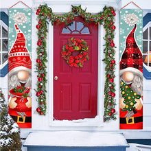 Load image into Gallery viewer, Christmas Couplet Party Party Decorations Background Fabric Wall Painting Door Hanging