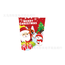 Load image into Gallery viewer, Christmas Decoration Supplies Tableware Paper Pallet Paper Cup Tissue New Year Party Layout Disposable Plastic Tablecloth