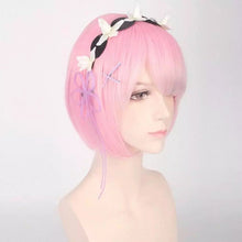 Load image into Gallery viewer, Otherworld Life REM Remram Maid Twin Cosplay Wig from Scratch