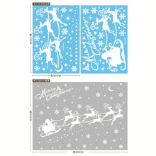 Load image into Gallery viewer, Christmas Decorations Glass Electrostatic Sticker Christmas Party Decoration Snowflake Window Stickers Christmas Hanging Ball Bell Stickers