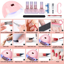 Load image into Gallery viewer, Nail Beauty Tool Set 15ml UV Polish Manicure Set DIY