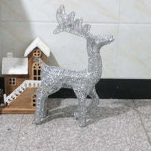 Load image into Gallery viewer, Decoration Luminous Iron Christmas Deer Christmas Scene Decorative Ornaments Shopping Mall Hotel Christmas Iron Gold and Silver Deer
