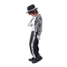 Load image into Gallery viewer, Costumes Cospaly Halloween Mike Jackson Costume New Year Fancy Dress Ball Boy Performance Cos Mike Singer Costume