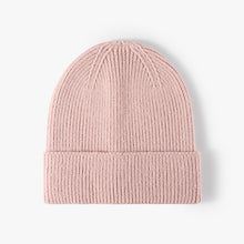 Load image into Gallery viewer, Beanie Hat Women's Autumn and Winter Wild Light Board Show Face Men's Knitted Hat Black Fashionable Warm Woolen Cap Women