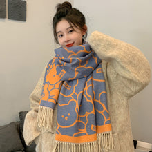 Load image into Gallery viewer, 2023 Winter New Artificial Cashmere Scarf F Letter All-Matching Long Tassel Shawl Fashion Thickened Scarf