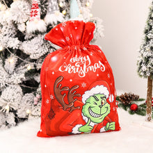Load image into Gallery viewer, Large Spout Candy Bag Christmas Decorations Green Hair Monster Thief Gift Bag Children's Gift
