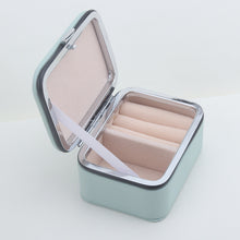 Load image into Gallery viewer, Jewelry Storage Box Small fresh cosmetic bag portable earrings Box