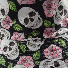 Load image into Gallery viewer, Skull printed bucket hat for outdoor sunshine hunting camping fishing men and women general cap