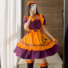 Load image into Gallery viewer, Halloween Maid Cosplay Maid Restaurant Maid Anime Costume Embroidered Halloween Costume