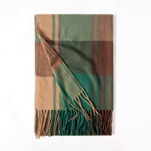 Load image into Gallery viewer, Artificial Cashmere Scarf 2023 New Winter Women's Shawl Thickened Warm Fringe Bib