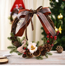 Load image into Gallery viewer, Christmas Decorations Wreath Wreath Window Layout Door Hanging Tengxian Venue Layout Christmas Wreath