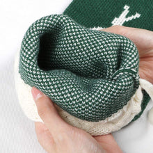 Load image into Gallery viewer, New Christmas Decorations Knitted Acrylic Plaid Socks Head Hotel Home Christmas Stockings