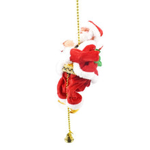 Load image into Gallery viewer, Santa Claus Music Electric Doll Rope Climbing Christmas Gift Gift Christmas Decorations