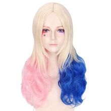 Load image into Gallery viewer, Suicide Squad Movie Wig Little Ugly Girl Cosplay Wig Harley Quinn Cos Gradient Styling Wig