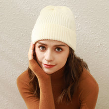 Load image into Gallery viewer, Solid Color Knitted Hat Children's Autumn and Winter New Korean Knitted Hat Students All-Match Dome Woolen Cap Beanie Hat Tide