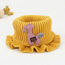 Load image into Gallery viewer, Autumn and Winter Wool Deer Scarf Cute Men's and Women's Baby Cartoon Neck Protection Children's Knitted