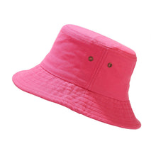 Load image into Gallery viewer, Retro Simple Fisherman Hat Cotton Breathable Bucket Hat Unisex Travel Sun Hat