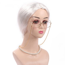 Load image into Gallery viewer, Middle-Aged and Elderly Silver Black White Grandma Wig Performance Cosplay Grandma Role Playing Props Curly Hair