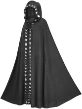Load image into Gallery viewer, Hooded Cloak Medieval Renaissance 5-Color Cloak Halloween Cosplay Costume Film and Television Cos Clothing
