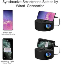 Load image into Gallery viewer, Yt200 Mobile Phone Projector Home Mini Projector Miniature Children Family Portable LED HD