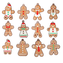 Load image into Gallery viewer, Christmas Gingerbread Man PVC Christmas New Decoration Christmas Tree Gingerbread Man Snowflake Pendant Christmas Product