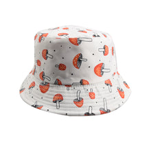 Load image into Gallery viewer, Unisex Reservible Creative Pattern Print Boonie Bucket Hat Cap Brim Outdoor Sun Safari Camping Fishing