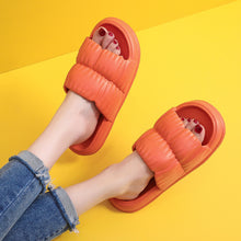Load image into Gallery viewer, Slip-on Slippers for Men Summer Household Bathroom Anti-Slip Household Indoor Outdoor Platform Slippers for Women