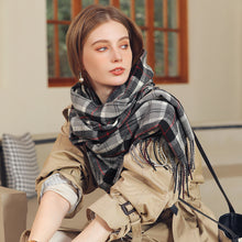 Load image into Gallery viewer, 2023 Plaid Scarf Batch Winter Artificial Cashmere Scarf Shawl Warm Scarf for Women
